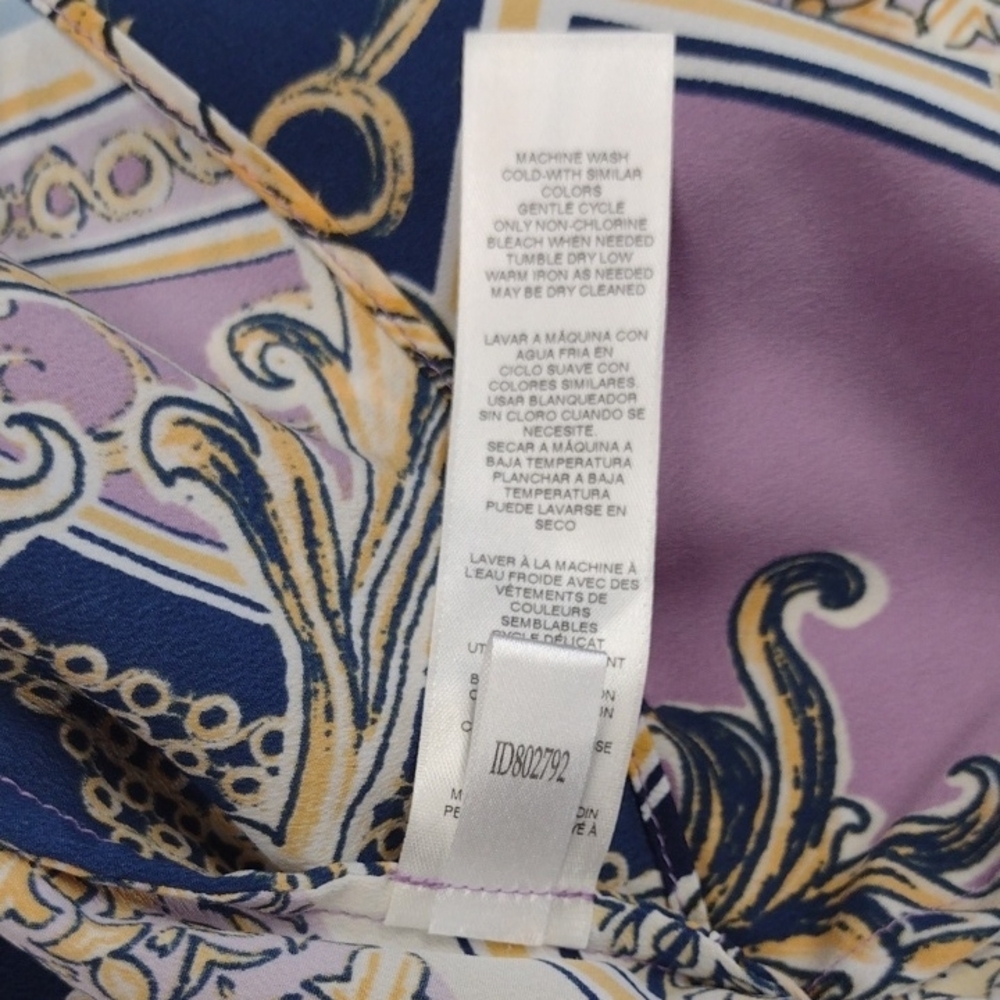 Chico's Vibrant Patterned Blouse - Picture 12 of 12